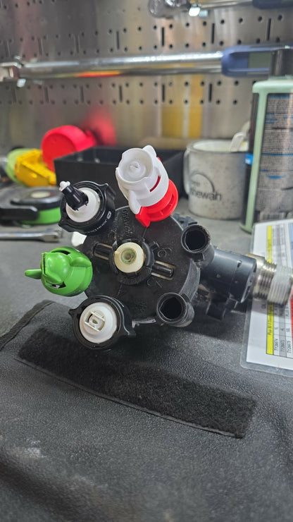 Spray Nozzle Tool for sprayers, 3D-printed by Farm Sip Supreme, installed