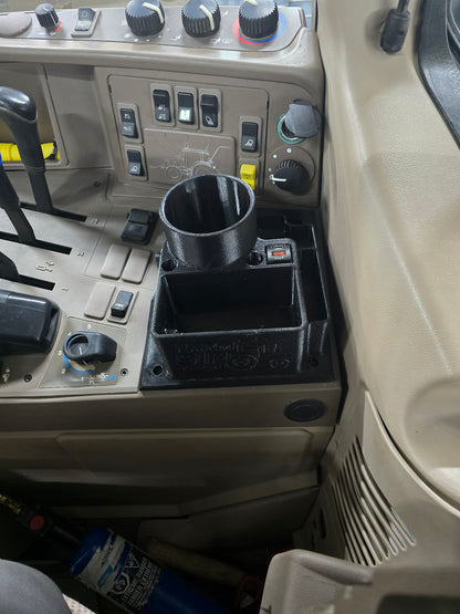 John Deere Replacement Panel Cup Holder, 3D-printed by Farm Sip Supreme, detail