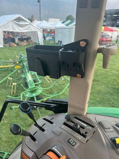 John Deere 5 and 6 Series Post Mount, Includes Bolts, 3D-printed by Farm Sip Supreme, installed