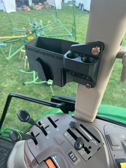 John Deere 5 and 6 Series Post Mount, Includes Bolts, 3D-printed by Farm Sip Supreme