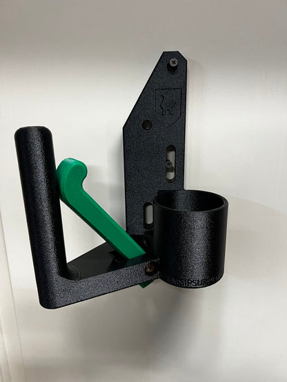 Pristine Pane Paper Towel and Window Cleaner Holder, 3D-printed by Farm Sip Supreme, in the cab