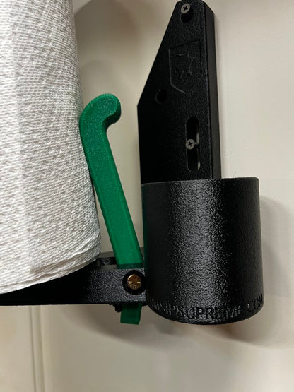 Pristine Pane Paper Towel and Window Cleaner Holder, 3D-printed by Farm Sip Supreme, detail