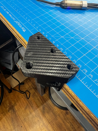 Box Tube or Angle Iron Bracket, 3D-printed by Farm Sip Supreme, side view