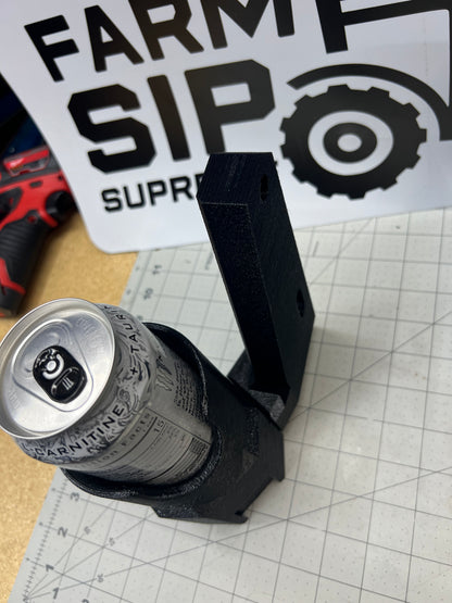 SnapSip Tall Boy Combo, Millennial Farmer Special for John Deere, 3D-printed by Farm Sip Supreme, back view