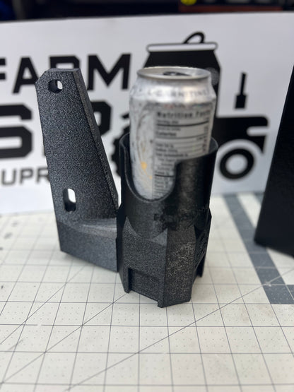 SnapSip Tall Boy Combo, Millennial Farmer Special for John Deere, 3D-printed by Farm Sip Supreme, installed