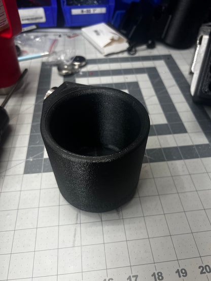 Forklift Cupper for forklifts, 3D-printed by Farm Sip Supreme, side view