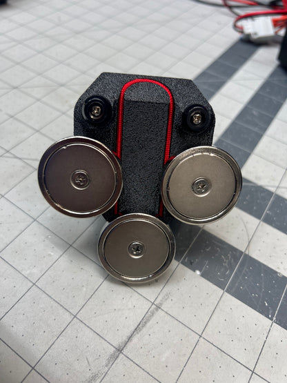 Grease Gun Holster for service trucks, 3D-printed by Farm Sip Supreme, with parts