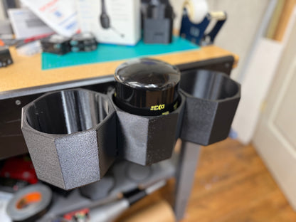 Magnetic Filter Drain/Prime Holder for service trucks, 3D-printed by Farm Sip Supreme