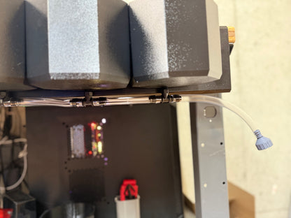 3 Pack Filter Drain Kit for service trucks, 3D-printed by Farm Sip Supreme, side view
