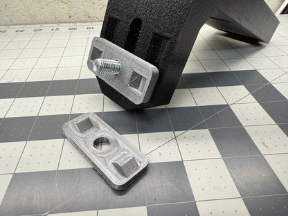 JD Twin Bracket, Includes 2x, 45mm 10mm Bolts, 3D-printed by Farm Sip Supreme, installed