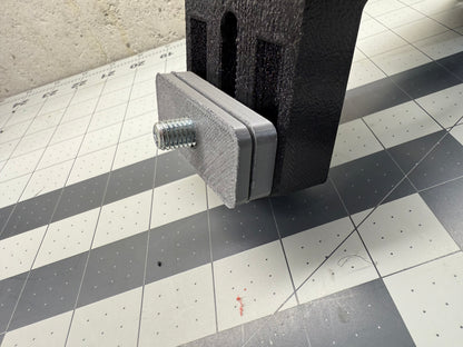 JD Twin Bracket, Includes 2x, 45mm 10mm Bolts, 3D-printed by Farm Sip Supreme, side view