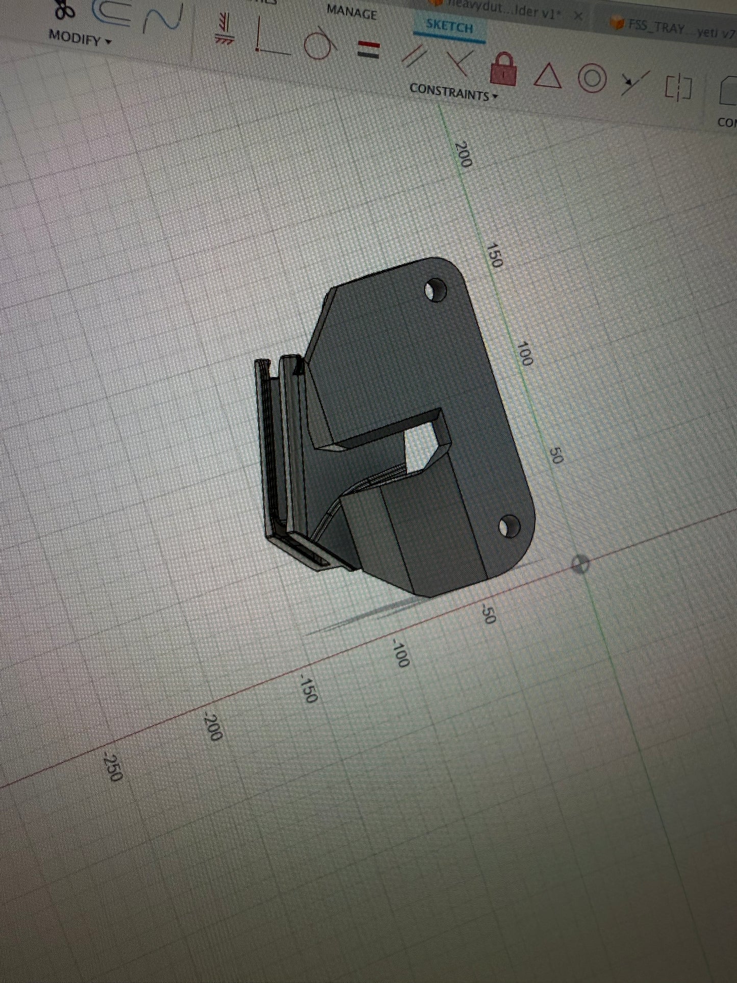 JD post mount phone/mic holder