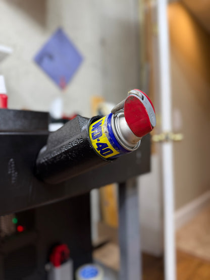 Single Spray Can Magnetic Holder for service trucks, 3D-printed by Farm Sip Supreme