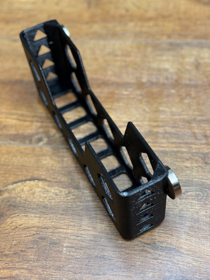 Magnetic Glove Holder for service trucks, 3D-printed by Farm Sip Supreme, side view