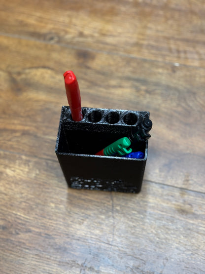Marker Magnet Mount for service trucks, 3D-printed by Farm Sip Supreme, in the cab