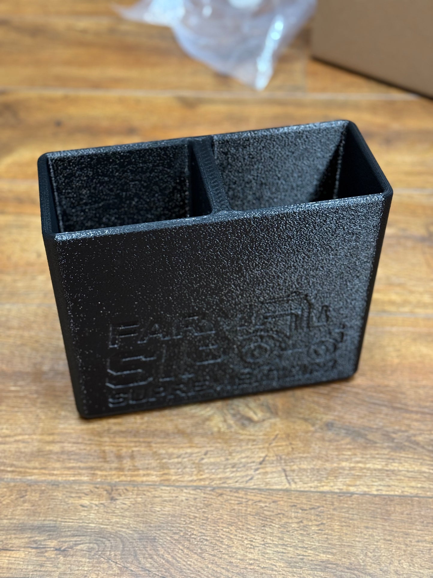 Big ol bucket things held magnetically