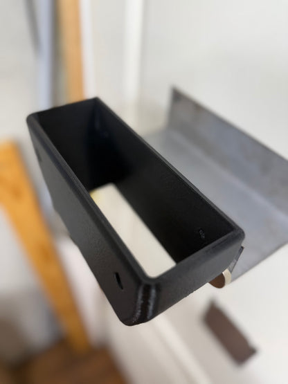 Magnetic Grinder Disk Holder for service trucks, 3D-printed by Farm Sip Supreme, in the cab