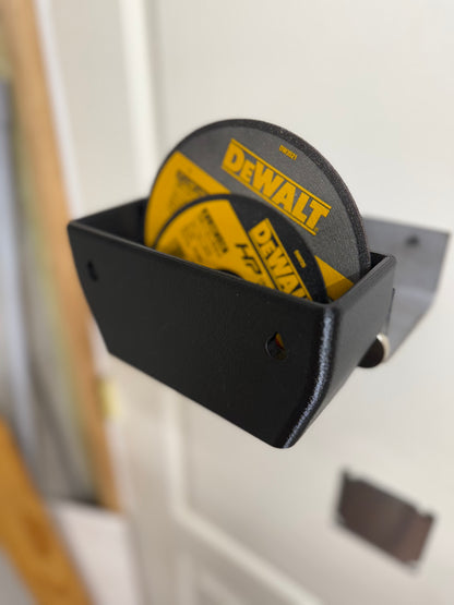 Magnetic Grinder Disk Holder for service trucks, 3D-printed by Farm Sip Supreme, alternate view