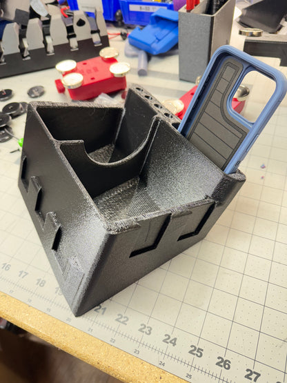 UPS Dvir Organizer, 3D-printed by Farm Sip Supreme, back view