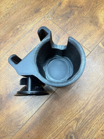 Single Suction Cup and Phone Holder, 3D-printed by Farm Sip Supreme, side view