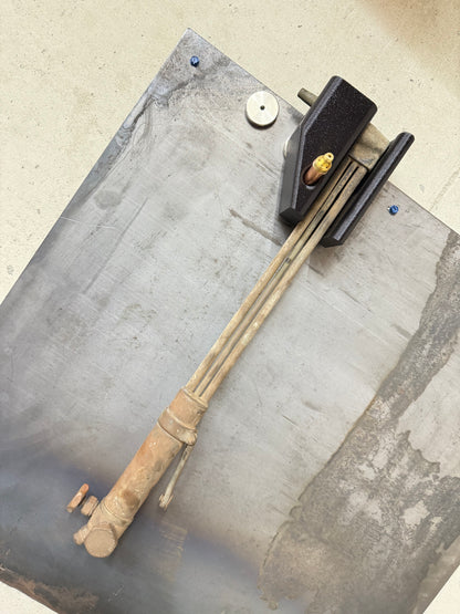 Torch Holder for service trucks, 3D-printed by Farm Sip Supreme, side view