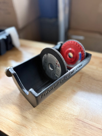 5" Grinder Wheel Holder, 3 Magnets for service trucks, 3D-printed by Farm Sip Supreme
