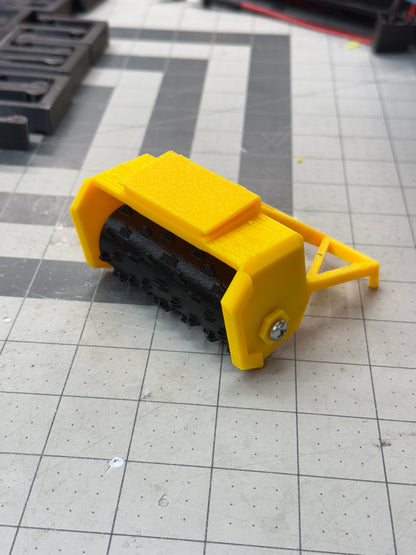 Archer Mulcher Boss Edition, Bruder Skid Loader Attachment, 3D-printed by Farm Sip Supreme, detail