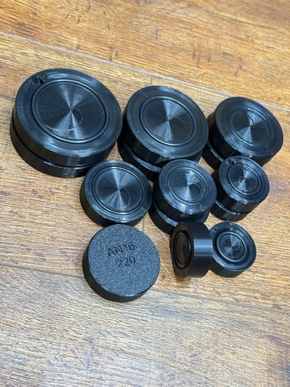 CAT Flange Slugs, O-rings Included, 3D-printed by Farm Sip Supreme, installed