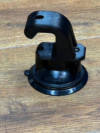 Generic Suction Hook for service trucks, 3D-printed by Farm Sip Supreme, side view