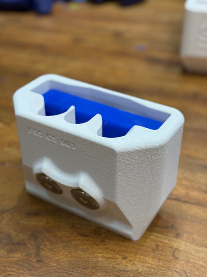 Chute Shot Chiller, 3D-printed by Farm Sip Supreme, installed