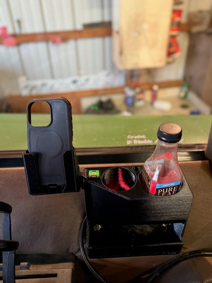 50/55 Series Utility Tractor Ash Tray Replacement Cup Holder, 3D-printed by Farm Sip Supreme