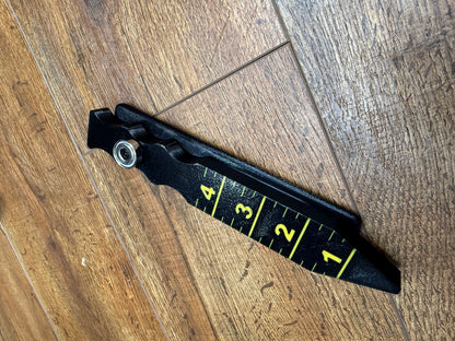 Seed Depth Tool, Color Lettering for planters, 3D-printed by Farm Sip Supreme
