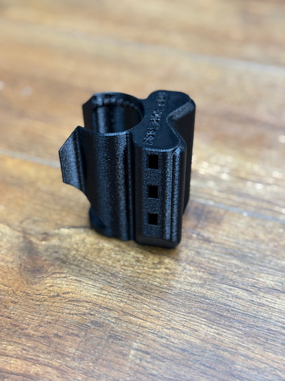 Sprayer Nozzle Tool Holder for service trucks, 3D-printed by Farm Sip Supreme, side view
