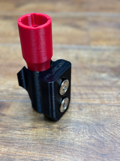 Sprayer Nozzle Tool Holder for service trucks, 3D-printed by Farm Sip Supreme, installed
