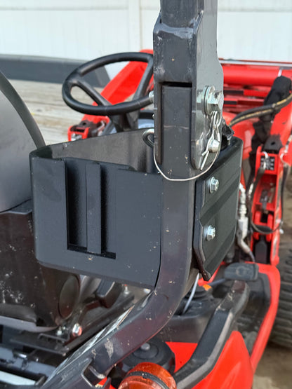 Kubota BX Series ROPS Bin, 3D-printed by Farm Sip Supreme, side view