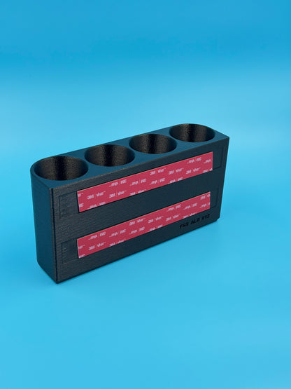 Aluminum Service Body, Grease Tube Holder for aluminum service bodies, 3D-printed by Farm Sip Supreme, installed