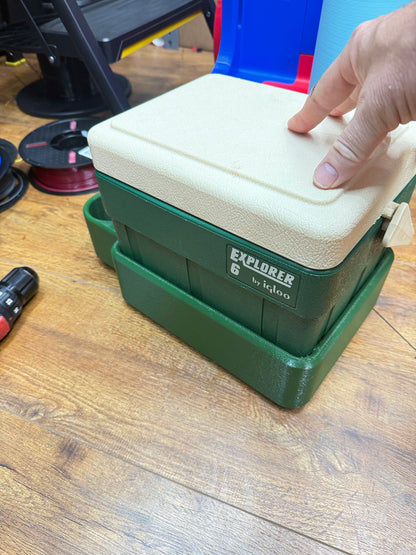 Igloo Explorer 6 Console, 3D-printed by Farm Sip Supreme, side view