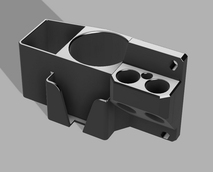 John Deere 5 and 6 Series Post Mount, Includes Bolts, 3D-printed by Farm Sip Supreme, side view