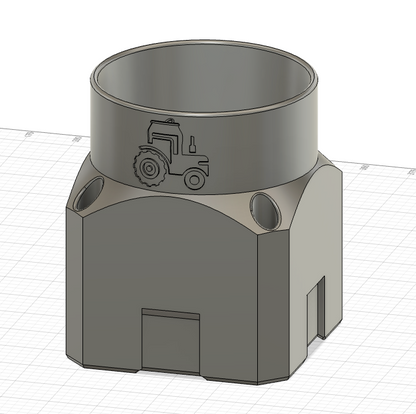 46 Ounce Yeti SnapSip, 3D-printed by Farm Sip Supreme, installed