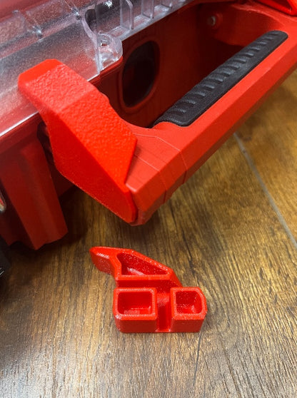 SpillStop for Packout Model 48-22-8430 for service trucks, 3D-printed by Farm Sip Supreme, side view
