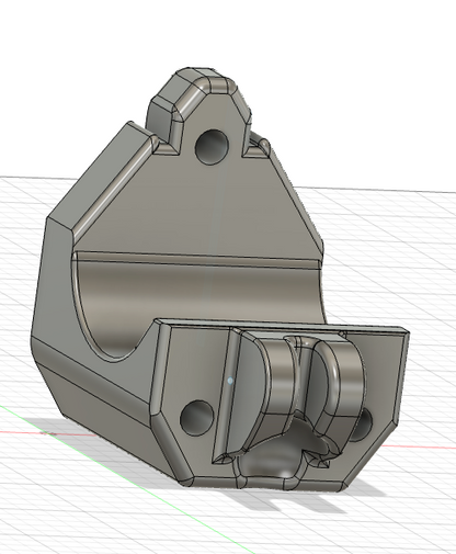 Grease Gun Holster STL print file for service trucks, 3D-printed by Farm Sip Supreme, installed