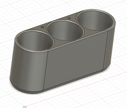 Spray Can Holder for service trucks, 3D-printed by Farm Sip Supreme, detail