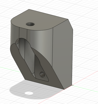 Heavy Duty Vertical Surface Mount, 3D-printed by Farm Sip Supreme