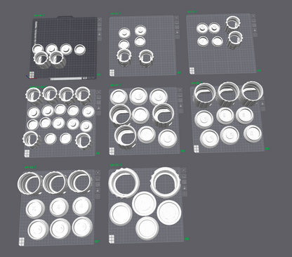 And Springs for SnapFlange™ - Springs and STL print file for service trucks, 3D-printed by Farm Sip Supreme, installed