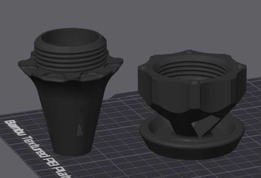 PRINT FILE ONLY - STL - Fly Trap - Top Screw together