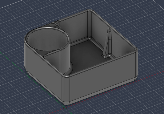 8" Cube Fender Topper for tractors, 3D-printed by Farm Sip Supreme
