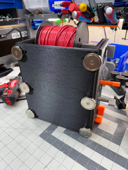 Wire Rack for the shop and farm, 3D-printed by Farm Sip Supreme, side view
